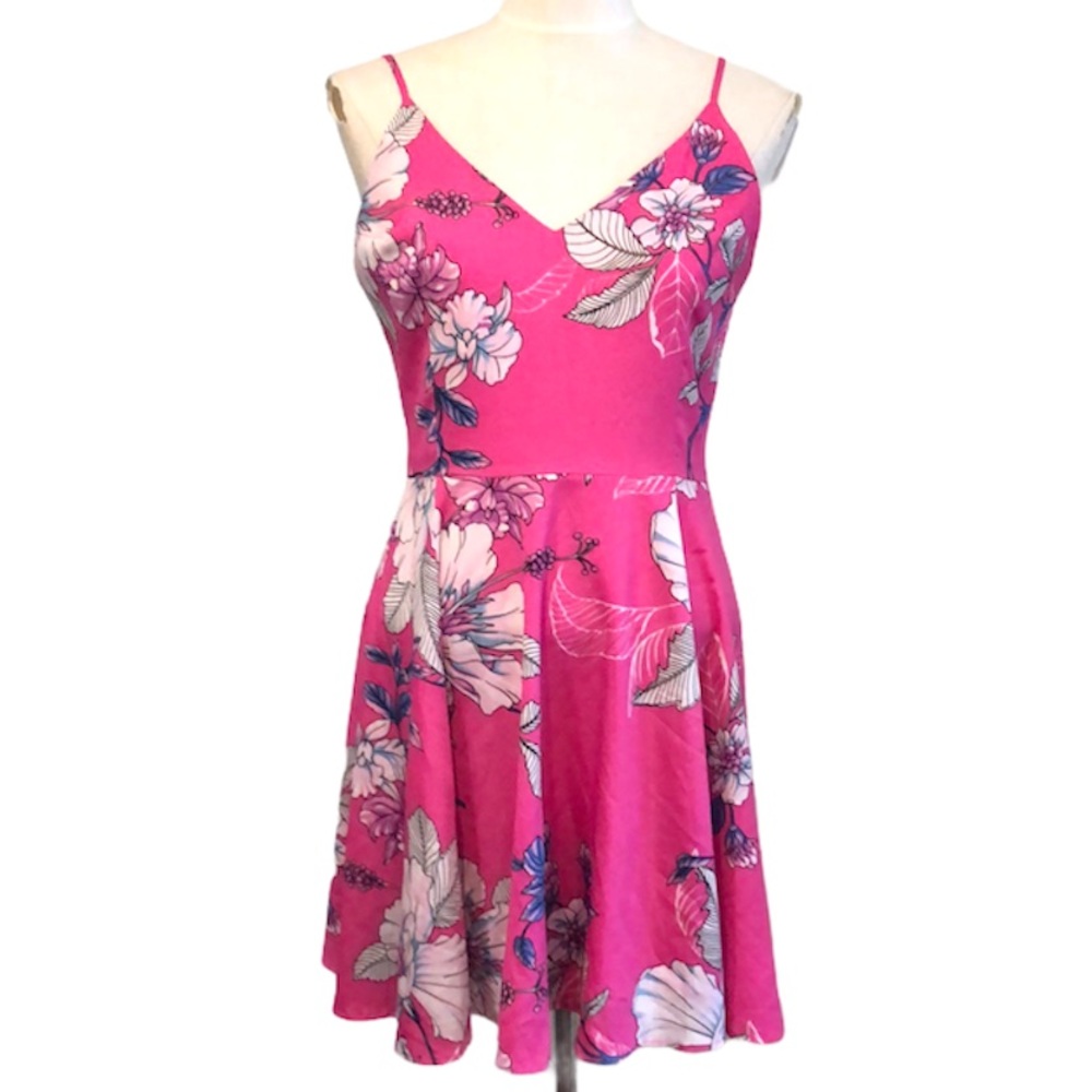 Yumi Kim Pink Floral Mini Dress